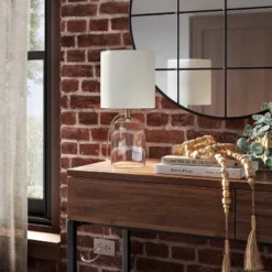 Glass Cylinder Mini Table Lamp With Open Base Clear - Threshold™ -Home Decor Sales GUEST 04077750 f11b 4d3e 92d2 0b30995a75bf