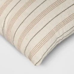 Cotton Flax Woven Striped Square Throw Pillow - Threshold™ -Home Decor Sales GUEST 08c83243 712a 4977 937c c04fac6ebbef