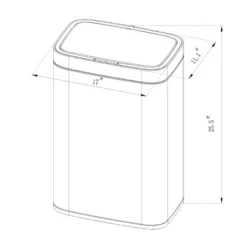 Motion Wastebasket With Liner - Brightroom™ -Home Decor Sales GUEST 0e7e13e3 1c51 4968 9797 f05398706d76
