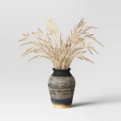 Grass Arrangement In Ceramic Pot Black - Threshold™ -Home Decor Sales GUEST 0efded28 a1c0 4c30 b142 c93cc97829c1