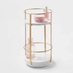 10" X 5.7" Round Metal Countertop Turntable Brass - Brightroom™ -Home Decor Sales GUEST 0f7b8890 6df4 4606 9fa9 246d6098805b