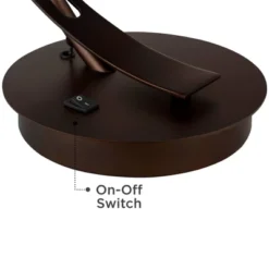 Possini Euro Design Modern Desk Lamps Set Of 2 With USB Port 22 1/2" High Bronze LED Clear Seeded Glass Shade For Bedroom Office 11 Possini Euro Design Modern Desk Lamps Set Of 2 With USB Port 22 1/2" High Bronze LED Clear Seeded Glass Shade For Bedroom Office -Home Decor Sales GUEST 0ff4c6b4 a5f4 47c0 94cc 5397bebfb4f5