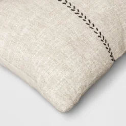 Oversized Stitched Lumbar Throw Pillow Neutral - Threshold™ -Home Decor Sales GUEST 1b3e6912 537b 4a18 a3c5 485cfb4f0792