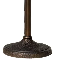 Franklin Iron Works Rustic Farmhouse Mission Torchiere Floor Lamp 71 1/2" Tall Roman Bronze 3-Light Frosted Champagne Amber Glass For Living Room -Home Decor Sales GUEST 1e7f5826 80ae 460f be74 7af5d1dc346e