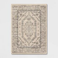 Plush Persian Style Area Rug Cream - Threshold™ -Home Decor Sales GUEST 21495567 798b 4c7e 88b2 01a16bec916d