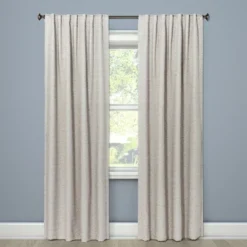 1pc Blackout Doral Window Curtain Panel Cream - Project 62™ -Home Decor Sales GUEST 271584f6 fc16 4422 a313 52e0eb6cd363