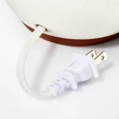 Ceramic Table Lamp With Gingham Print Pleated Shade White (Includes LED Light Bulb) - Threshold™ Designed With Studio McGee -Home Decor Sales GUEST 27cadcf6 3a70 4c09 bf47 cd7e6352c324