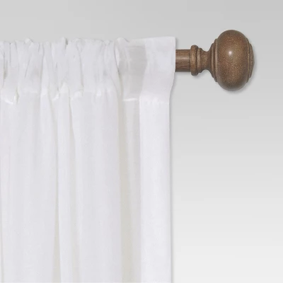 Curtain Rod Faux Wood - Threshold 1 Curtain Rod Faux Wood - Threshold
