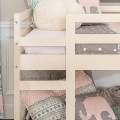 Twin Over Twin Indy Solid Wood Low Bunk Bed - Saracina Home 14 Twin Over Twin Indy Solid Wood Low Bunk Bed - Saracina Home -Home Decor Sales GUEST 32ed9e38 4f0a 4624 8239 bbf00adabaf2