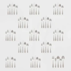 65pc Luxor 18/10 Stainless Steel Flatware Set - Threshold Signature™ -Home Decor Sales GUEST 41d60587 a808 4e95 9574 f4d6fbdbb38c