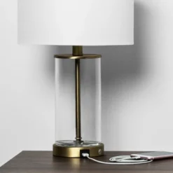 Fillable Accent With USB Table Lamp Brass - Threshold 9 Fillable Accent With USB Table Lamp Brass - Threshold -Home Decor Sales GUEST 4230aee3 786a 4bde a46a 8ba460f4ad48
