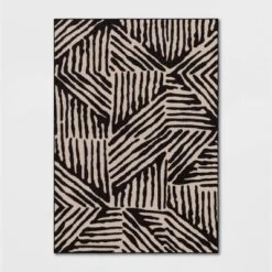 Abstract Lines Rug Black/Tan - Threshold™ 9 Abstract Lines Rug Black/Tan - Threshold™ -Home Decor Sales GUEST 43f5ce06 5a0c 455c 8ca2 29507ec11d70
