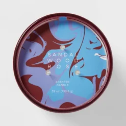28oz Glass Sandalwood Rose Candle Burgundy - Opalhouse™ -Home Decor Sales GUEST 44dfd8e3 508e 4243 a6bb 4bb1c2bed4a3