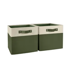 2pc Kids' 10.5" Two-Toned Folding Storage Bin Set - RiverRidge Home -Home Decor Sales GUEST 44ec3bb4 6492 4270 8e41 fc87b00d4061