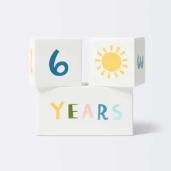 Milestone Blocks - White - Cloud Island™ -Home Decor Sales GUEST 497b5a66 4b0d 4551 b1c3 a3a3cd09c420