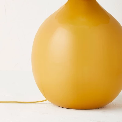Floor Lamp Yellow Ceramic With Elongated Shade (Includes LED Light Bulb) - Opalhouse™ Designed With Jungalow™ 4 Floor Lamp Yellow Ceramic With Elongated Shade (Includes LED Light Bulb) - Opalhouse™ Designed With Jungalow™ - Image 4