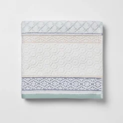 Pattern Filled Stripe Towel Blue - Threshold 9 Pattern Filled Stripe Towel Blue - Threshold -Home Decor Sales GUEST 50f19a60 e619 4f20 adcc 10d255eeb751