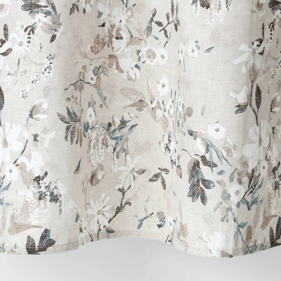 Neutral Floral Shower Curtain - Threshold™ 2 Neutral Floral Shower Curtain - Threshold™ - Image 2