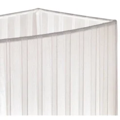 360 Lighting Cube Modern Accent Table Lamp 19 3/4" High White Ribbon Fabric Shade For Bedroom Living Room Bedside Nightstand Office Kids Family House -Home Decor Sales GUEST 5d009248 8a65 44f6 90e4 a7a100090e57