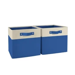 2pc Kids' 10.5" Two-Toned Folding Storage Bin Set - RiverRidge Home -Home Decor Sales GUEST 67ff2a3e 483e 47b6 bbbf d3ff3cb9f26a