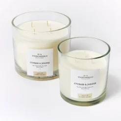 Clear Glass Cypress & Juniper Candle White - Threshold™ Designed With Studio McGee -Home Decor Sales GUEST 7d898c39 8a13 4ddb bd04 1def94ae2a46