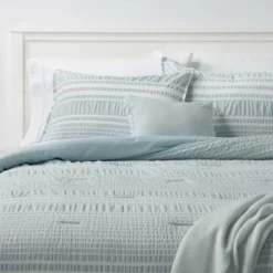 5pc Seersucker Stripe Comforter Set - Threshold™ -Home Decor Sales GUEST 7ffa816a eaf4 4269 84b6 92f1c04652ff