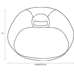 XL Fuzzy Kids' Bean Bag Gray - Pillowfort™ -Home Decor Sales GUEST 85caa259 fee0 4128 8f84 a6c301573fe4 1