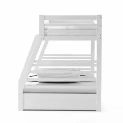 HOMES: Inside + Out Twin Over Full Kids' Emma Bunk Bed Wire Brushed White - IoHOMES -Home Decor Sales GUEST 971403d9 2e3b 46ae b3c3 3ce78103a25d