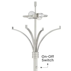 Possini Euro Design Modern Floor Lamp 64" Tall Brushed Nickel Silver Organza White Linen Drum Shade For Living Room Bedroom Office 10 Possini Euro Design Modern Floor Lamp 64" Tall Brushed Nickel Silver Organza White Linen Drum Shade For Living Room Bedroom Office -Home Decor Sales GUEST 9743b9a1 5f49 4b60 a129 9c356e6888e3