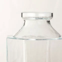 Octagonal Clear Glass Bottle Vase - Hearth & Hand™ With Magnolia -Home Decor Sales GUEST 99423c65 7cc3 45d1 a0be 06e5f32a1a79