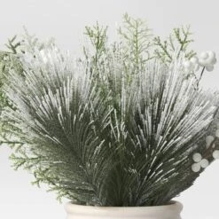 Artificial Plant Large Heavy Flocked Arrangement - Threshold™ -Home Decor Sales GUEST 9bf519c3 a858 4eb7 a250 c4d00a3419ee
