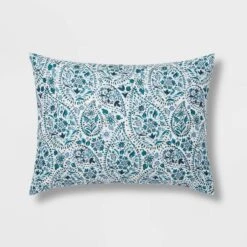 12pc Reversible Paisley Print Comforter & Sheets Set Blue/Dark Teal Blue - Threshold™ -Home Decor Sales GUEST 9c3aee57 f055 427f 9d3b 68371dda1ea5