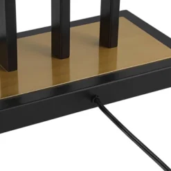 Possini Euro Design Acadia Modern Floor Lamp 71" Tall Black Warm Gold Metal 3 Light Frosted White Glass Globe Shade For Living Room Bedroom Office -Home Decor Sales GUEST 9f29833b b687 413e 93c1 78ac82b70d0d