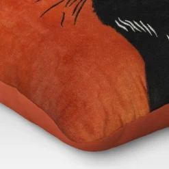 Fierce Cat Applique Cotton Velvet Square Halloween Throw Pillow - Threshold™ 7 Fierce Cat Applique Cotton Velvet Square Halloween Throw Pillow - Threshold™ -Home Decor Sales GUEST a42b8619 8be8 49c8 b26e d8937eea5670
