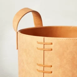 Faux Leather Storage Bin Camel Brown - Hearth & Hand™ With Magnolia 8 Faux Leather Storage Bin Camel Brown - Hearth & Hand™ With Magnolia -Home Decor Sales GUEST a690a4f2 fdff 45a8 bfee d68985dd8506