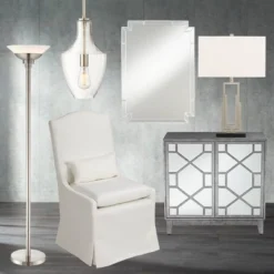 Possini Euro Design Metro Modern Torchiere Floor Lamp 71" Tall Brushed Nickel Frosted White Acrylic Shade For Living Room Reading Bedroom Office House -Home Decor Sales GUEST a6a216ed 4fd7 46de 8aea 1d51be68c2ae