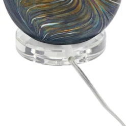 360 Lighting Carmen Modern Coastal Accent Table Lamps 12 1/2" High Set Of 2 Green Art Glass Shade For Bedroom Bedside Nightstand Office -Home Decor Sales GUEST a802d29b ddd2 46c7 adc5 6c32d5ea7f1d