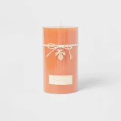 Ribbed Pillar Pumpkin Spice Candle - Threshold™ -Home Decor Sales GUEST a8a389a8 2349 43df a3c7 57f94581f426