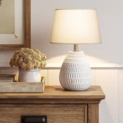 Ceramic Textured Table Lamp Base White - Threshold™ -Home Decor Sales GUEST accd034b 5fe3 401b 874f bcde484553cc