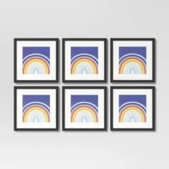 (Set Of 6) 11" X 11" Matted To 8" X 8" Frame Set - Room Essentials™ -Home Decor Sales GUEST b7d39f93 8658 4b32 b70c faf0c2756d7f