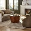 Checkered Stripe Rug Brown - Threshold™ Designed With Studio McGee