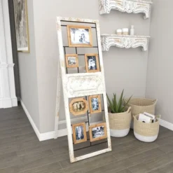 Wood 6 Slot Wall Photo Frame With Floor Stand Brown - Olivia & May 25 Wood 6 Slot Wall Photo Frame With Floor Stand Brown - Olivia & May -Home Decor Sales GUEST bc5988de baeb 4c22 8cf7 08eb2dc87c1a