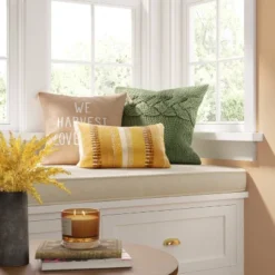 Ombre Striped Lumbar Throw Pillow - Thresholdâ˘