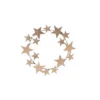 Napco 19" Gold Star Christmas Wreath