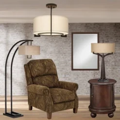 Possini Euro Design Stinson Modern Ceiling Light Semi Flush Mount Fixture 17 1/4" Wide Bronze 3-Light Linen Drum Shade For Bedroom Kitchen Living Room 13 Possini Euro Design Stinson Modern Ceiling Light Semi Flush Mount Fixture 17 1/4" Wide Bronze 3-Light Linen Drum Shade For Bedroom Kitchen Living Room -Home Decor Sales GUEST c5be1f51 eb3a 4c04 a5ee 6954f22ffa67