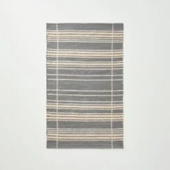 Wool Blend Variegated Stripe Area Rug Dark Gray - Hearth & Hand™ With Magnolia -Home Decor Sales GUEST c629a83d a738 4bab bd2a 06965392a6e8