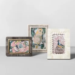 5" X 7" Scratched Bone Photo Frame Light Brown - Opalhouse™ -Home Decor Sales GUEST d208eaa2 2cc2 41d8 828d 4840fa5472f7