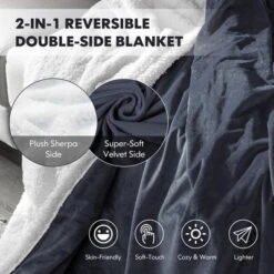 Tangkula 50" X 60" Heated Electric Reversible Fleece Blanket Blanket Throw W/ 10 Heat Levels, 9 Hours Auto Shut-Off, Overheat Protection Gray -Home Decor Sales GUEST d3252b34 07aa 4a6a 8b36 e8c05149c508
