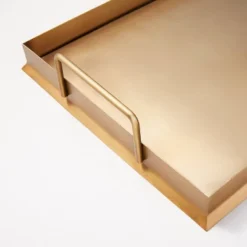 Beveled 12" X 16" Metal Decor Tray Brass Finish - Hearth & Hand™ With Magnolia -Home Decor Sales GUEST d65f60f1 7931 46c6 9fde 1ee80041ecb1