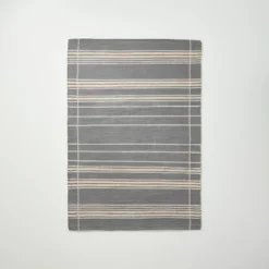 Wool Blend Variegated Stripe Area Rug Dark Gray - Hearth & Hand™ With Magnolia -Home Decor Sales GUEST dfeaf7b3 fe91 42d0 a761 a75fb13a64e0